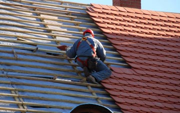 roof tiles Wall Bank, Shropshire